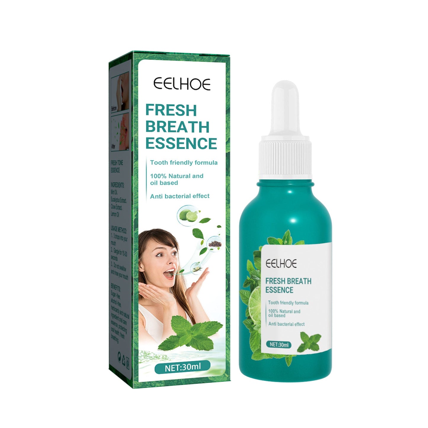 Essence d’Haleine Fraîche A Base de Feuilles au Parfum de Menthe